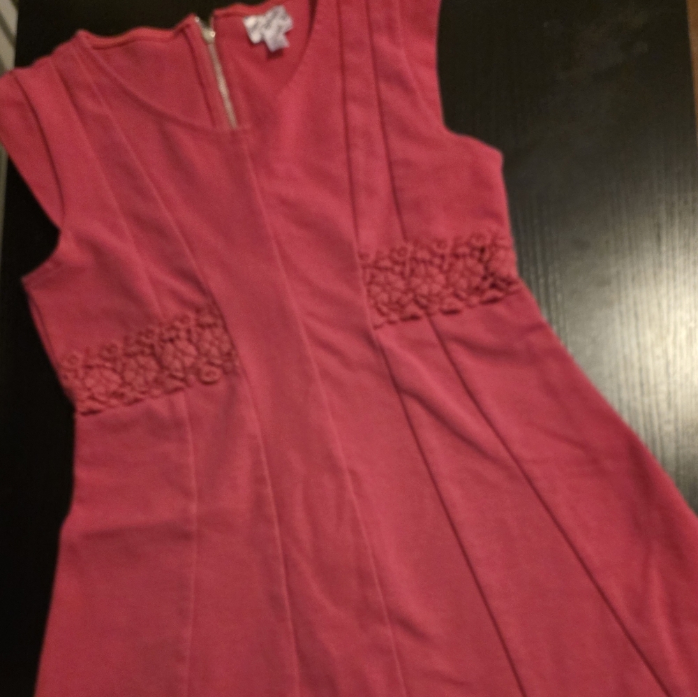 Disney Vibrant Pink Zip-Up Dress